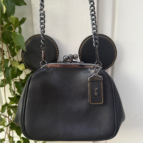Coach Handbags - Black Coach X Disney Mickey Bag